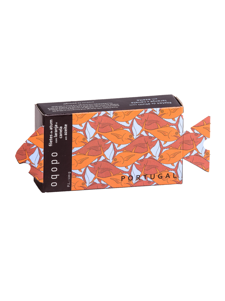 Filetes de Atum com Laranja e Canela em Azeite