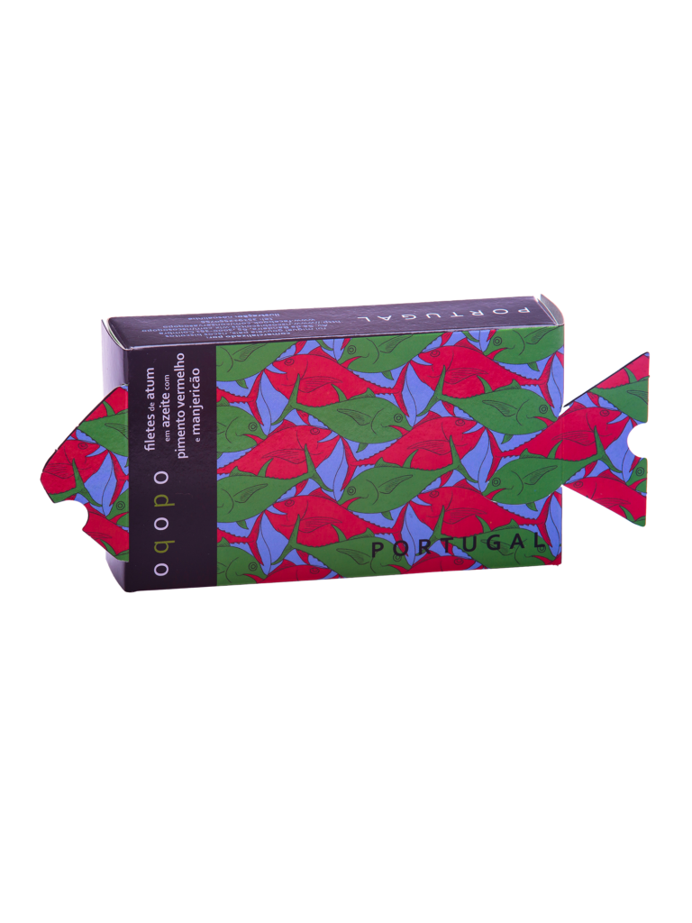Filetes de Atum em Azeite com Pimento Vermelho e Manjericão